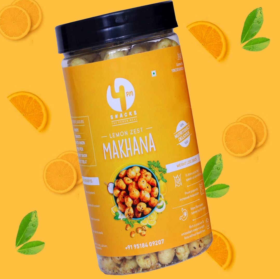 Lemon Zest Makhana 100 g